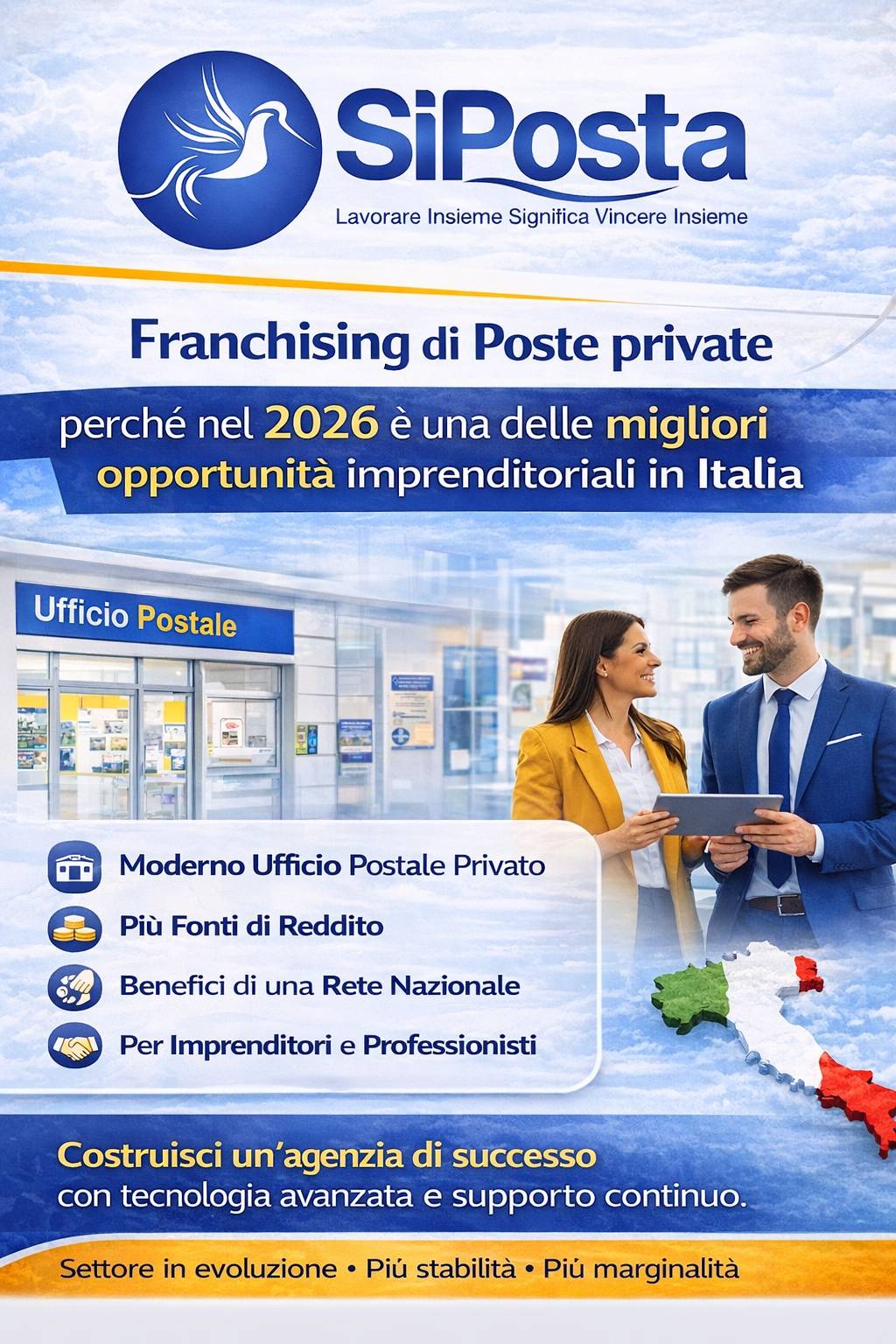 Franchising di Poste Private: perché nel 2026 è una delle migliori opportunità imprenditoriali in Italia