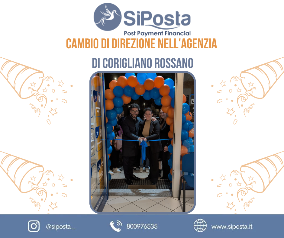 Cambio di Direzione nell'Agenzia di Corigliano Rossano