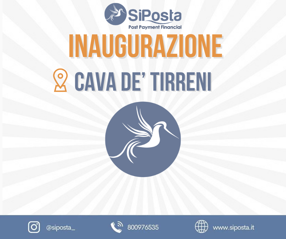 SiPosta il 10 Febbraio 2024 inaugurazione SiPosta Cava De' Tirreni
