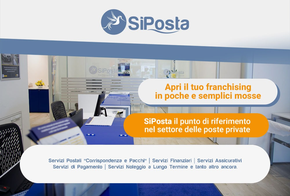 SiPosta: il franchising di Poste Private diventato in poco tempo punto di riferimento nel settore su scala Nazionale