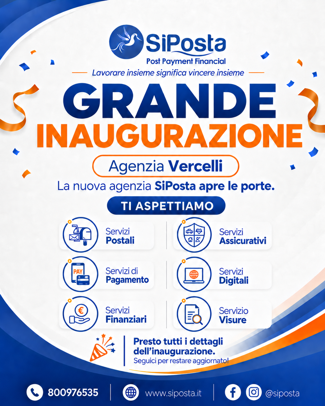 Nuova apertura Poste Private in Vercelli - Vercelli - Piemonte