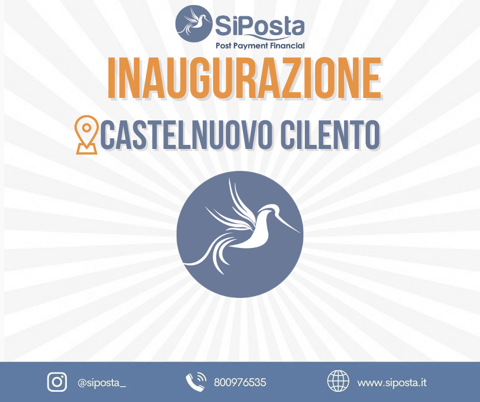 Nuova apertura Poste Private in Castelnuovo Cilento - Campania