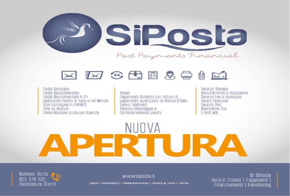 Nuova Apertura SiPosta Acconia