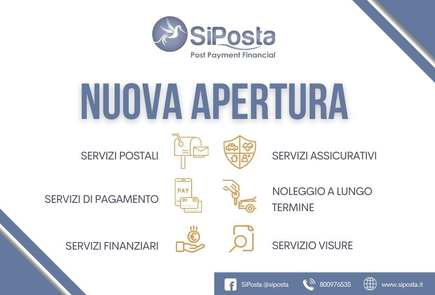 Nuova Apertura SiPosta Rende